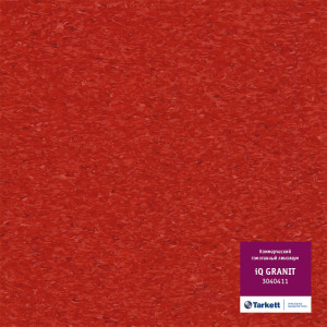 Линолеум Tarkett «Granit RED 0411» из коллекции IQ GRANIT