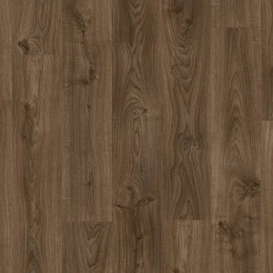 ПВХ плитка QUICK STEP «Дуб коттедж темно-коричневый BACL40027» из коллекции Balance Click